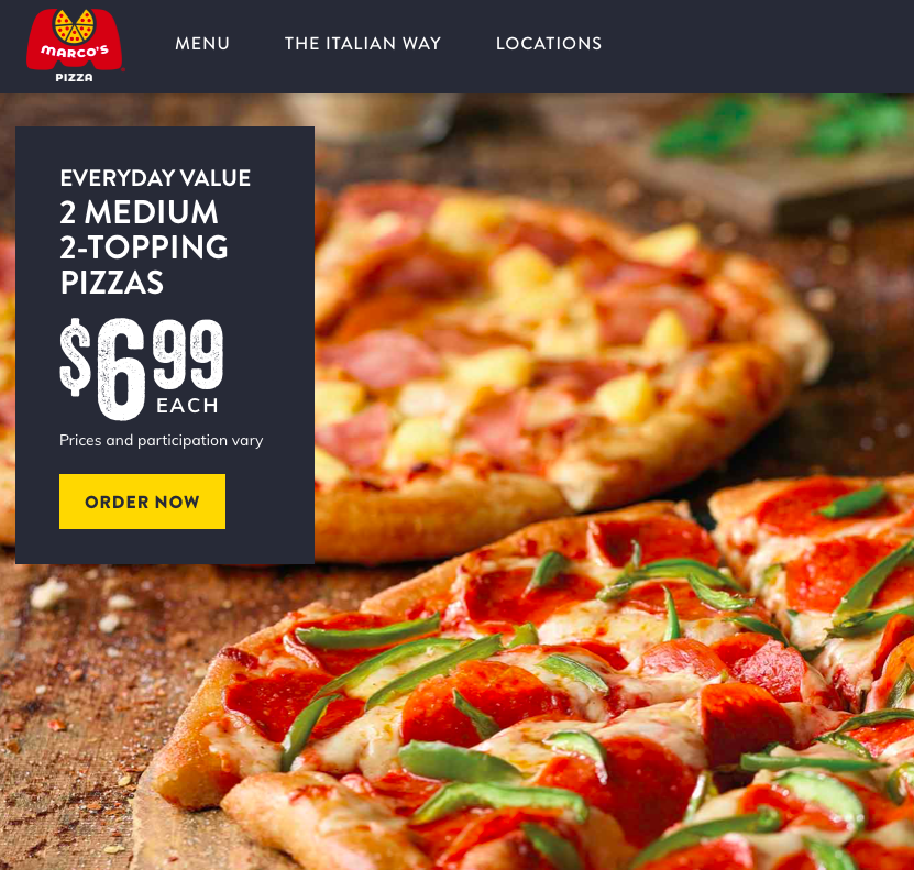 25 OFF Marco's Pizza Coupons, Promo Codes & Deals Mar2024
