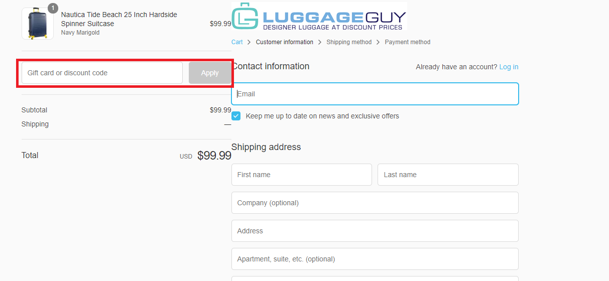 LuggageGuy Coupons