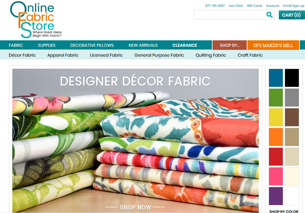 Online Fabric Store Coupons